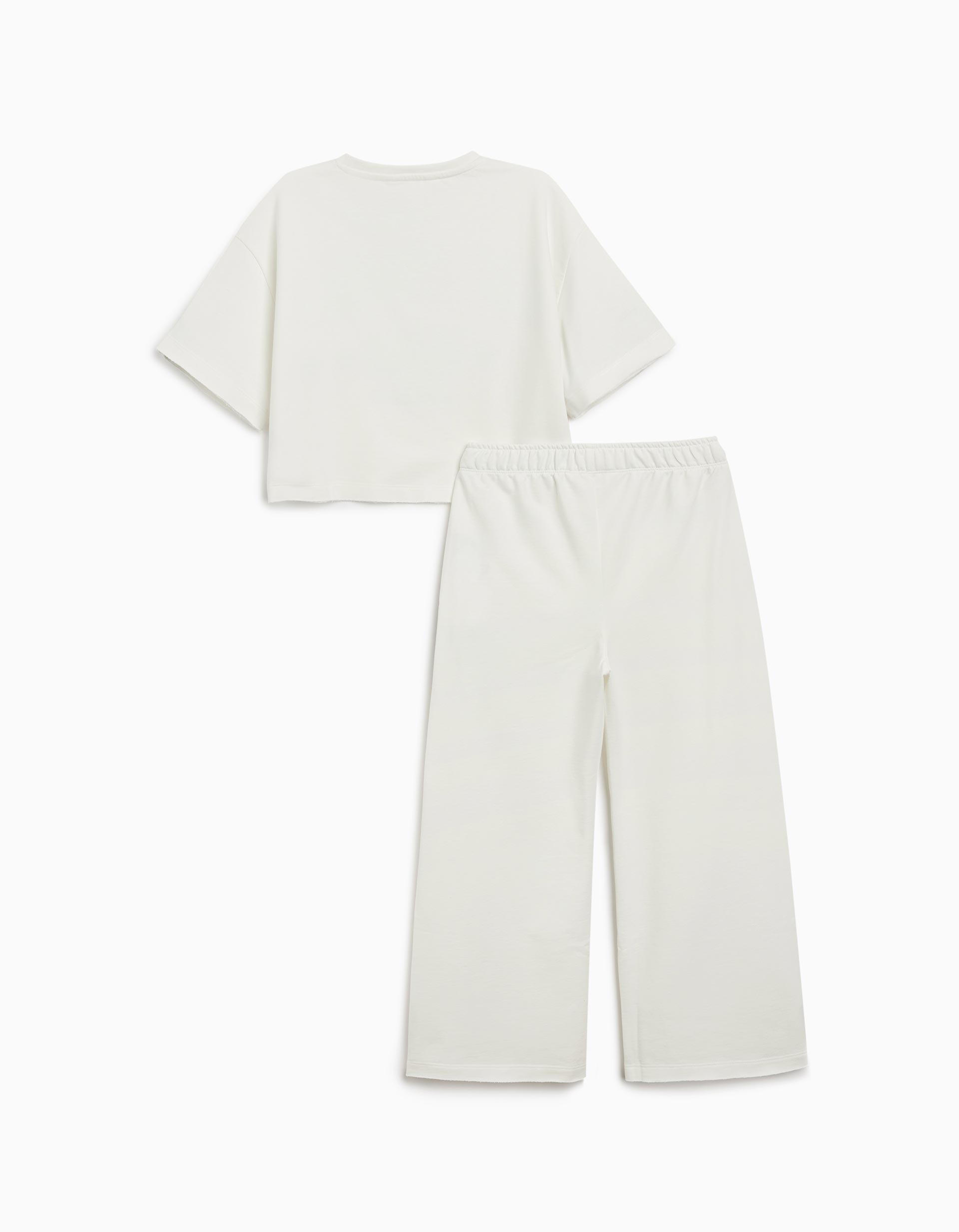 Conjunto de Jogging, Menina, Branco