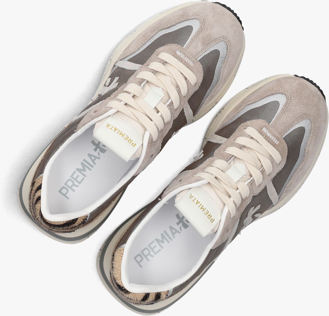 grijze premiata lage sneakers cassie