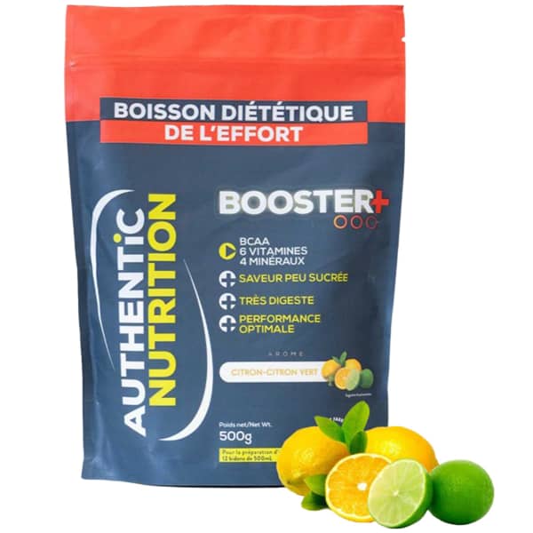 Boissons énergétiques AUTHENTIC NUTRITION BOOSTER+ 500G CITRON CIT