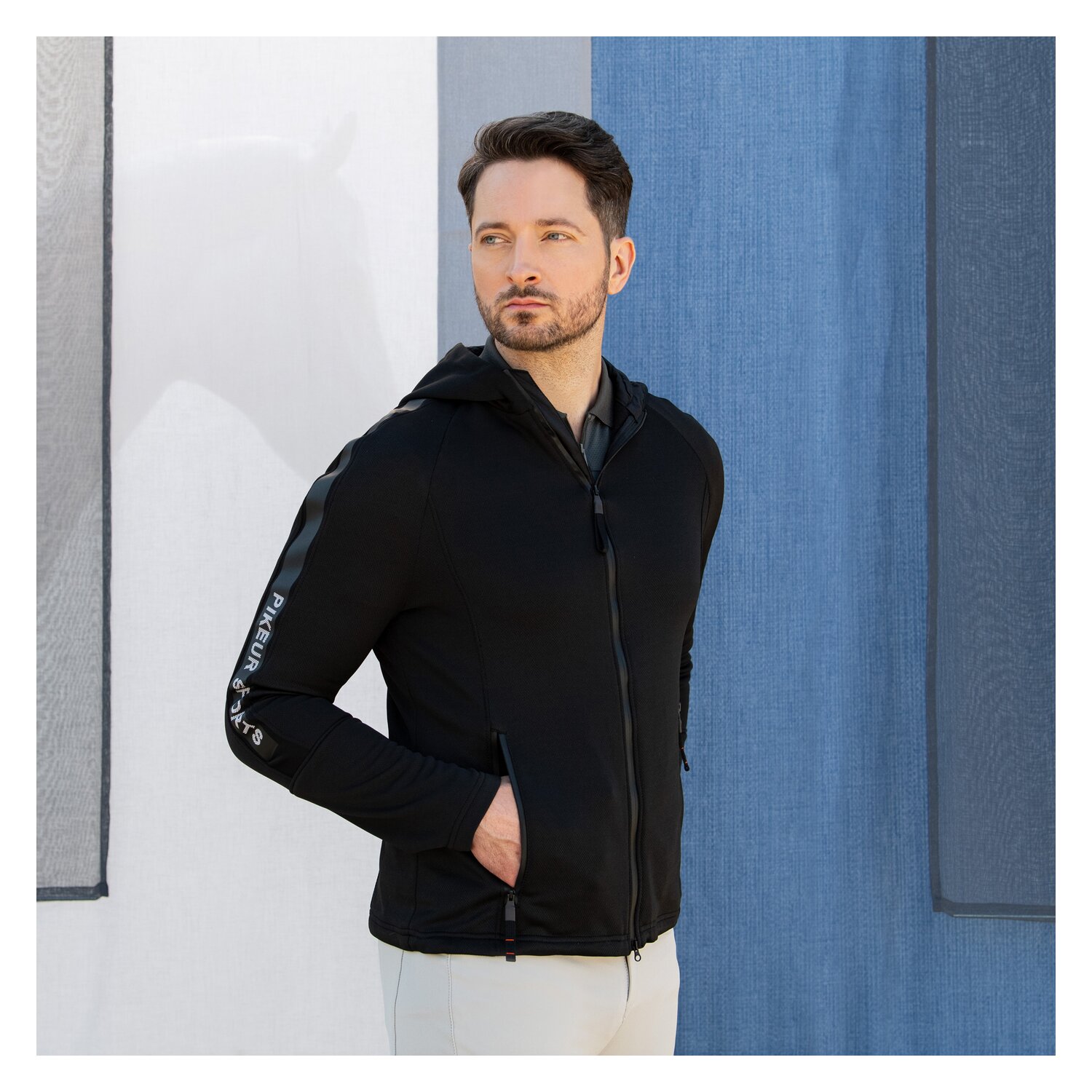 PIKEUR Sports Herren-Mesh-Neoprenjacke -