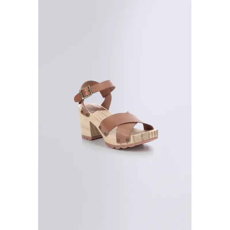 KICK WISE CAMEL SANDALES Cuir Femme