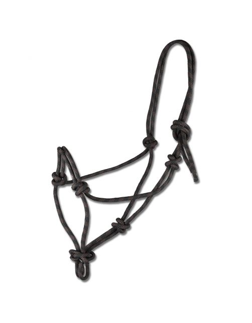 Waldhausen Knot Halter Zwart&Bruin - Paardenhalster