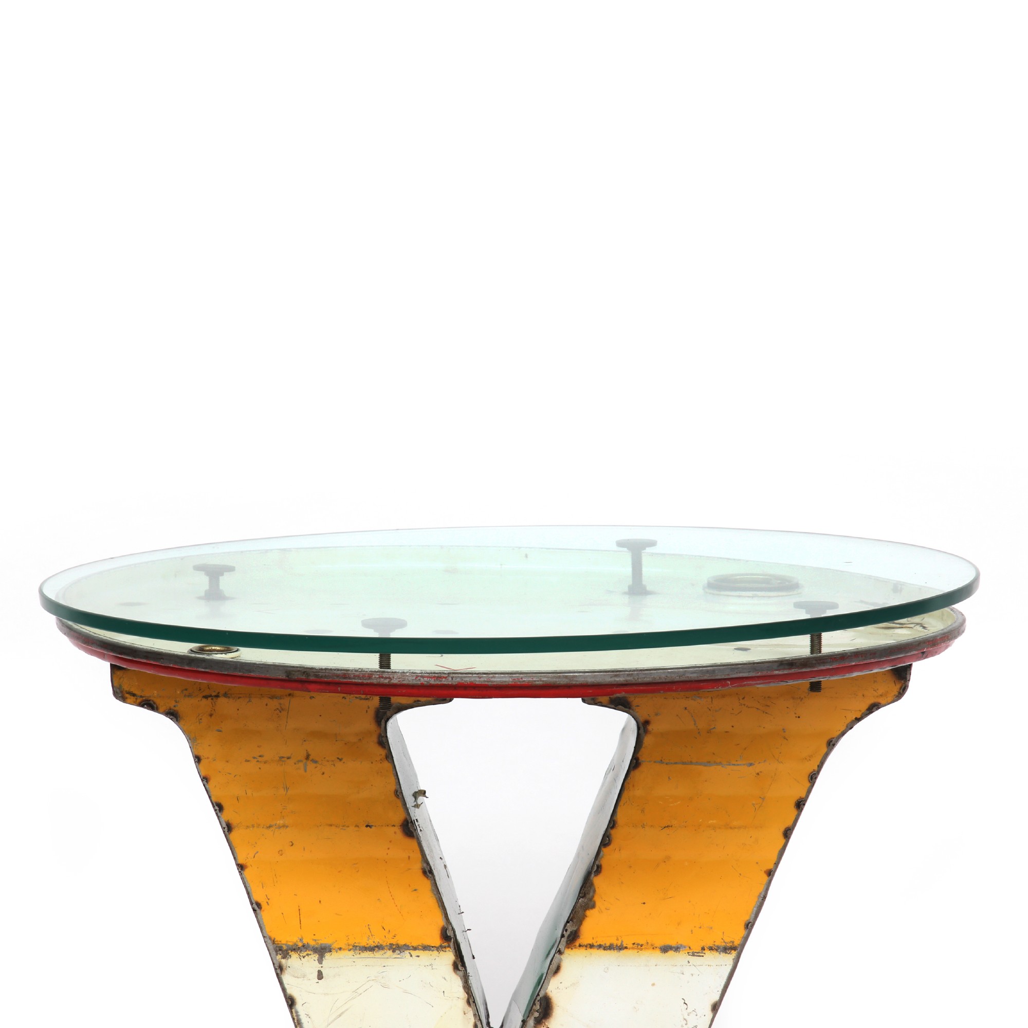 V-Tisch 'Cuba', verschieden, Ø 60 cm, H 65 cm von fischer's lagerhaus