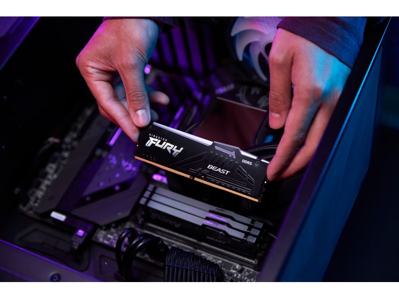 Kingston DDR5-RAM FURY Beast RGB EXPO 6000 MHz 2x 16 GB High-Performance Arbeitsspeicher mit RGB-Beleuchtung