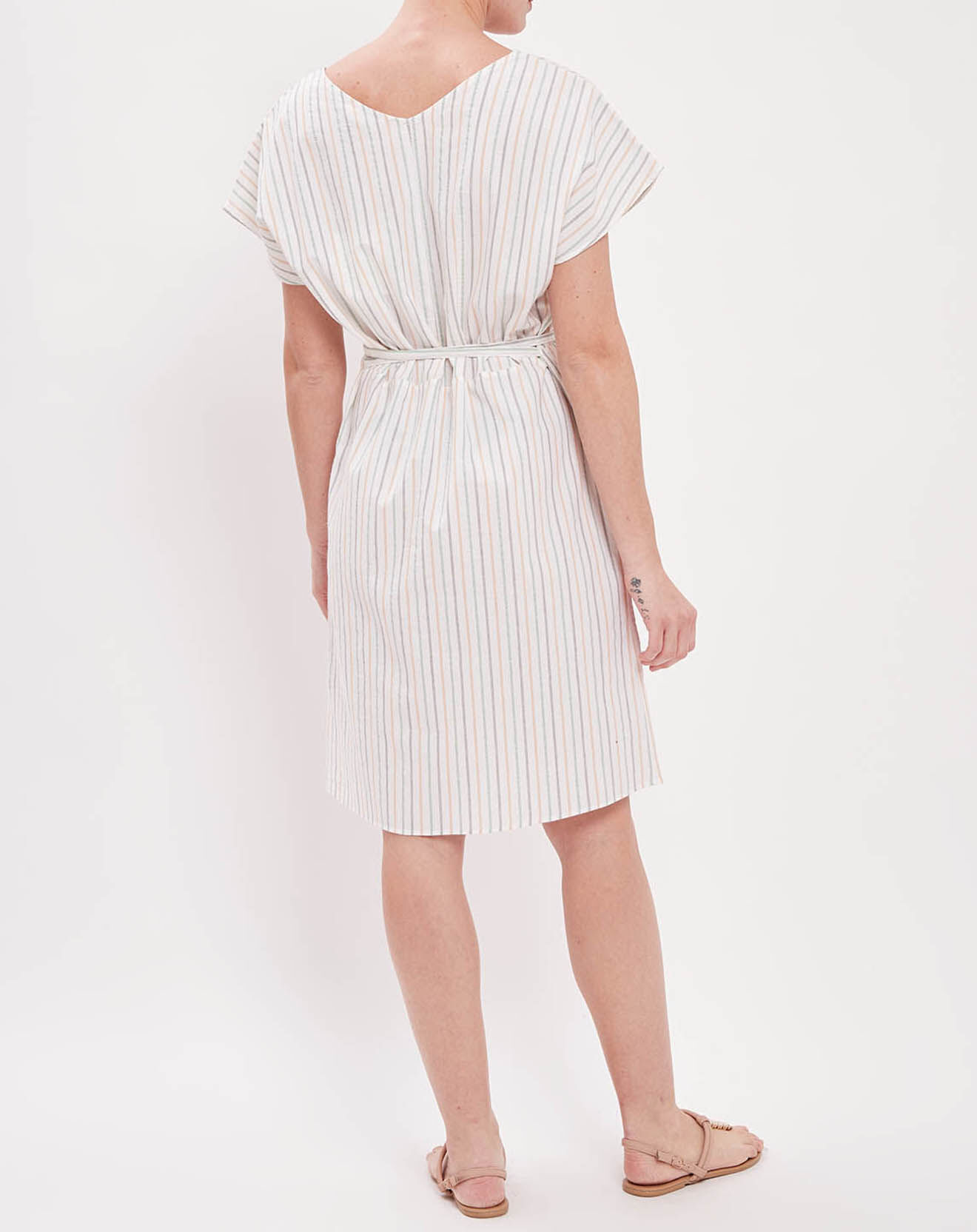 Harris Wilson Robe courte Cianelle rayée écrue