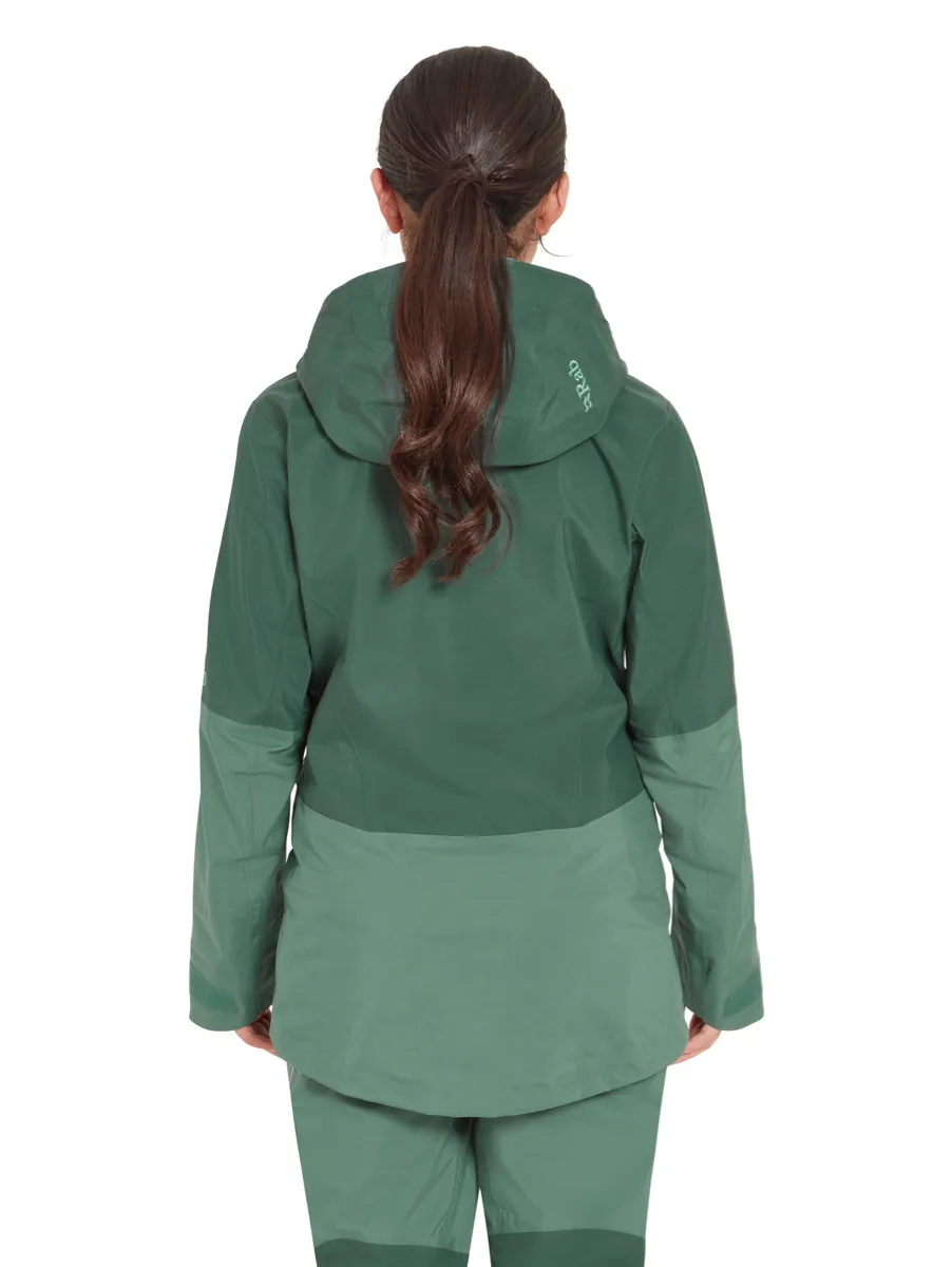 Rab Khroma Converge Jacket Wmns Green Slate/Eucalyptus