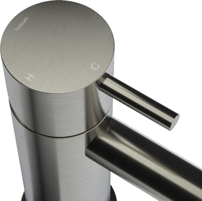 Hotbath - Cobber - Inbouw Douchemengkraan - Geborsteld Nikkel - 1-hendel