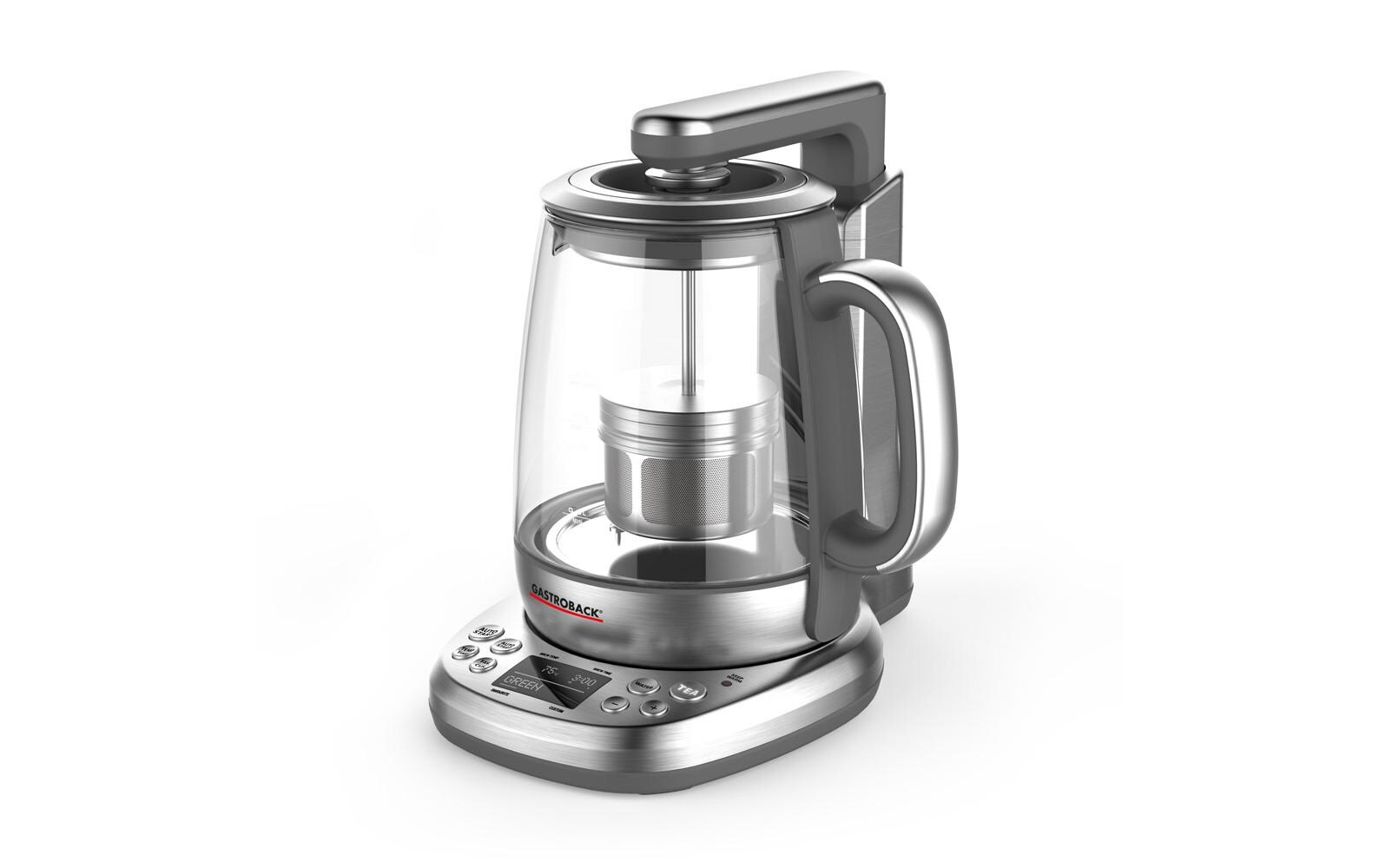 Tee- und Wasserkocher Advanced Plus Silber<br>Vollautomatischer Tee- und Wasserkocher