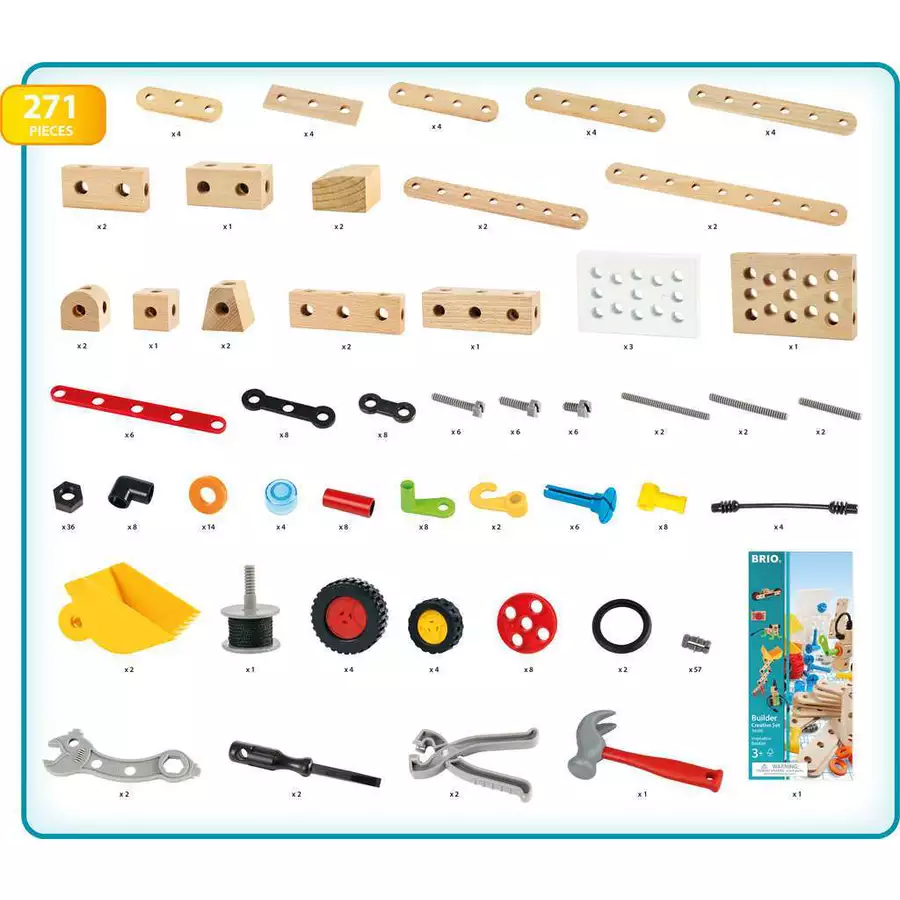 Brio Builder Kindergartenset 271tlg. bunt