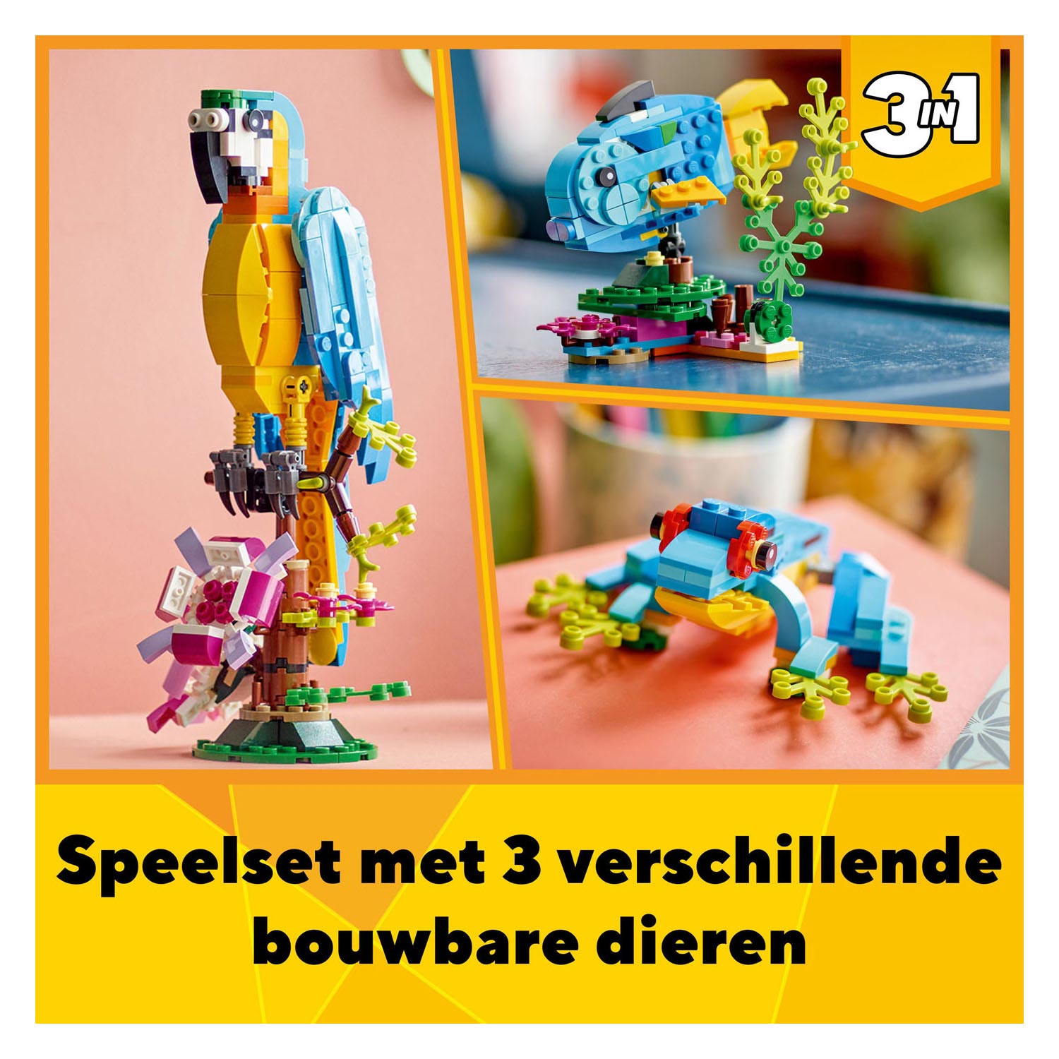 LEGO Creator 31136 Exotische Papegaai