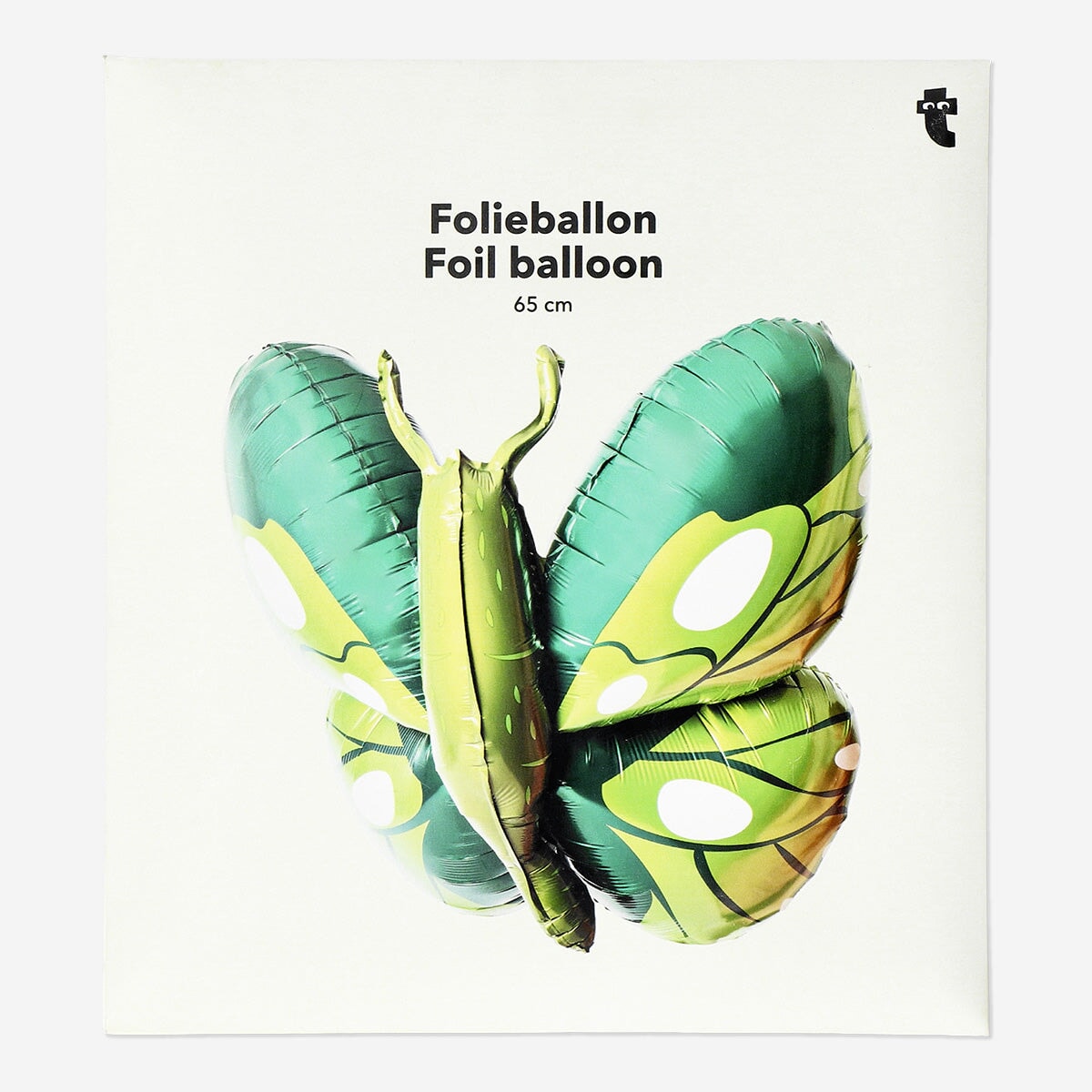 Sommerfugl folieballon - 65 cm