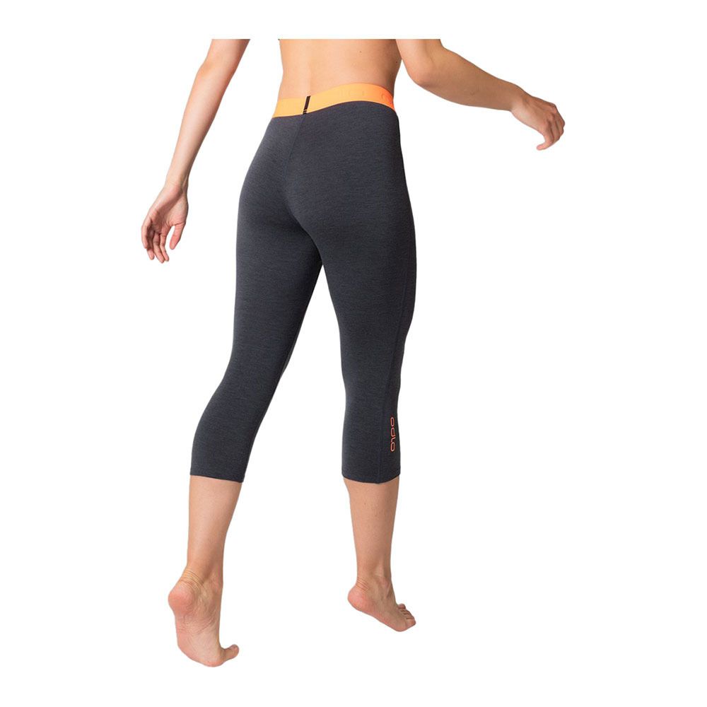 Odlo REVELSTOKE PW 150 - Sous-couche Femme india ink melange/live wire