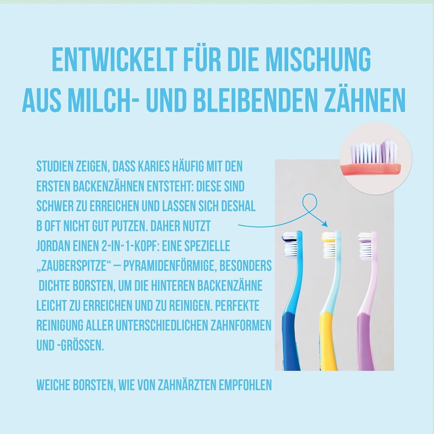 Jordan Step 3 Zahnbürste Kinder