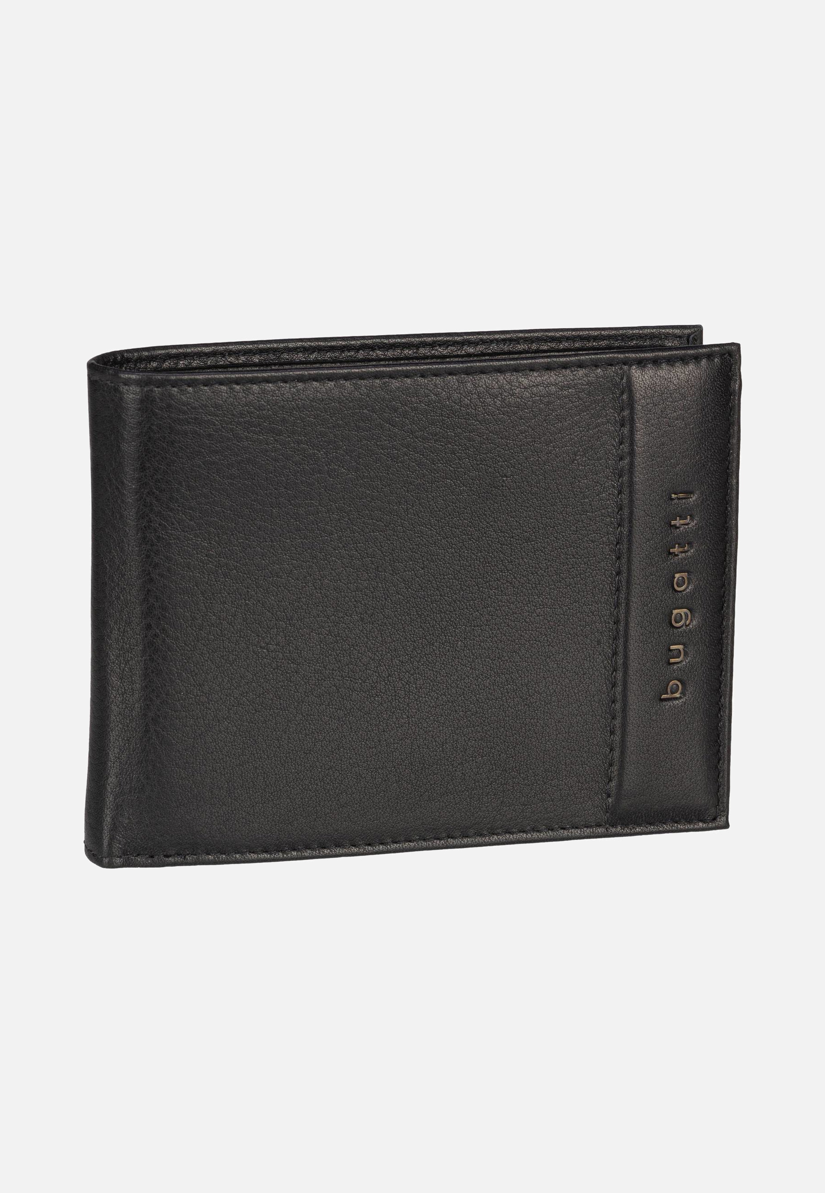 Nome Horizontal with Flap III Schwarz - Portemonnaie