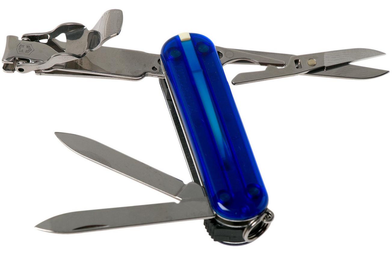 Victorinox Nail Clip 580 transparant blauw 0.6463.T2 Zwitsers zakmes