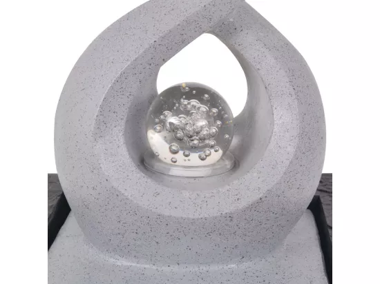 Fontaine d'intérieur avec lampe LED Polyrésine 6
