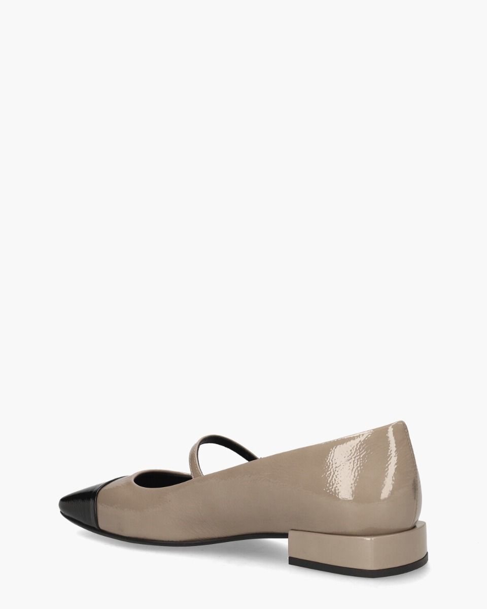Gioia Varleen Taupe/Zwart Damesballerina's