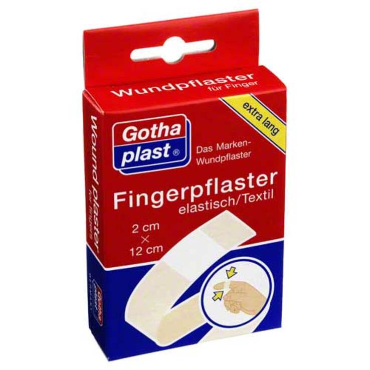 Gothaplast Fingerverband 2x12 cm elastisch, 5X2 St