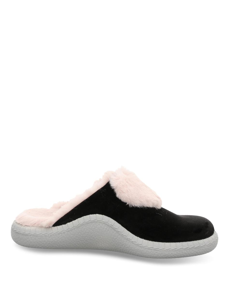 Hausschuh Monaco Damen 63, schwarz-