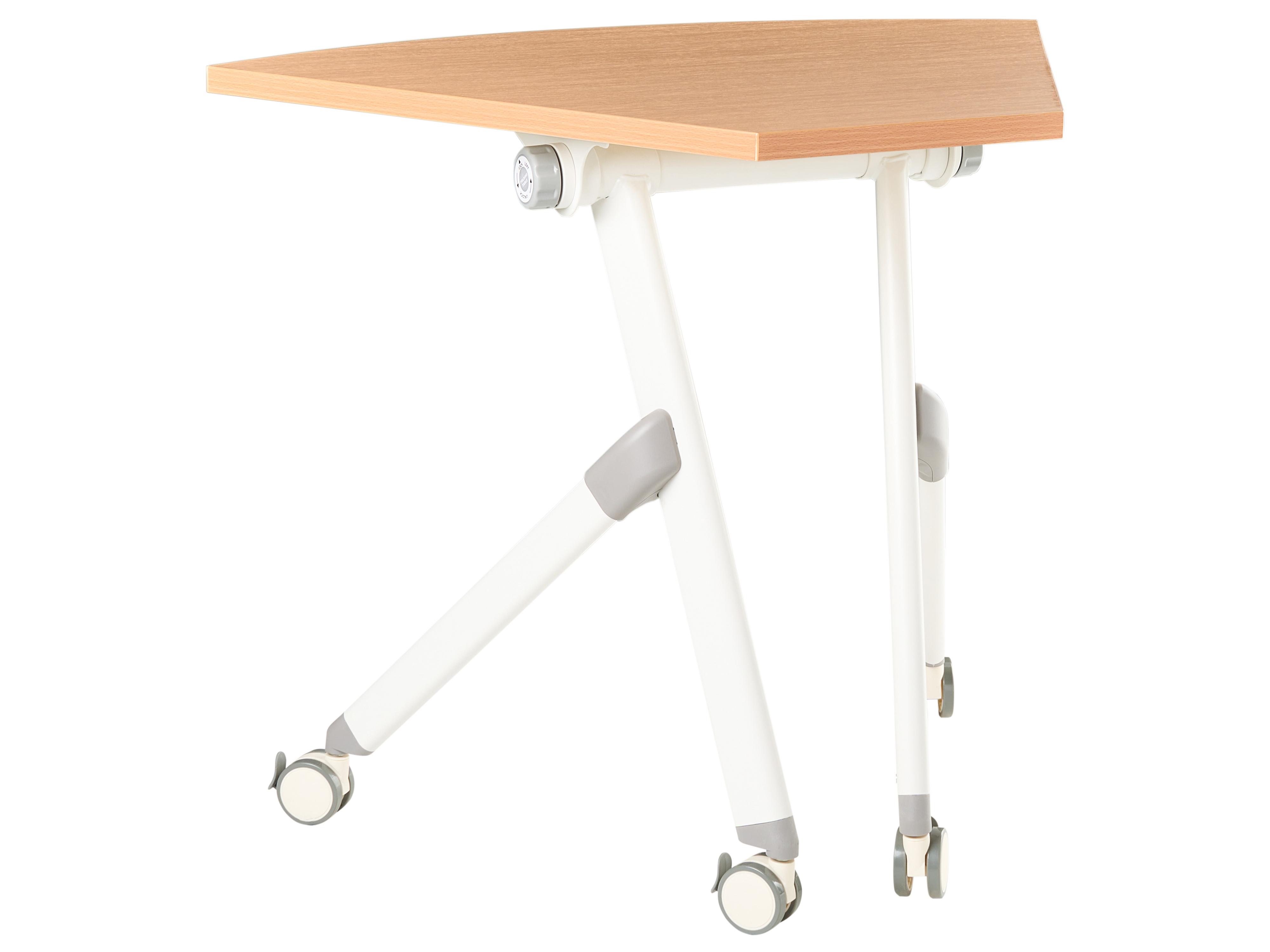 Opvouwbare hoekbureau-module BENDI Bruin 90 cm 64 cm