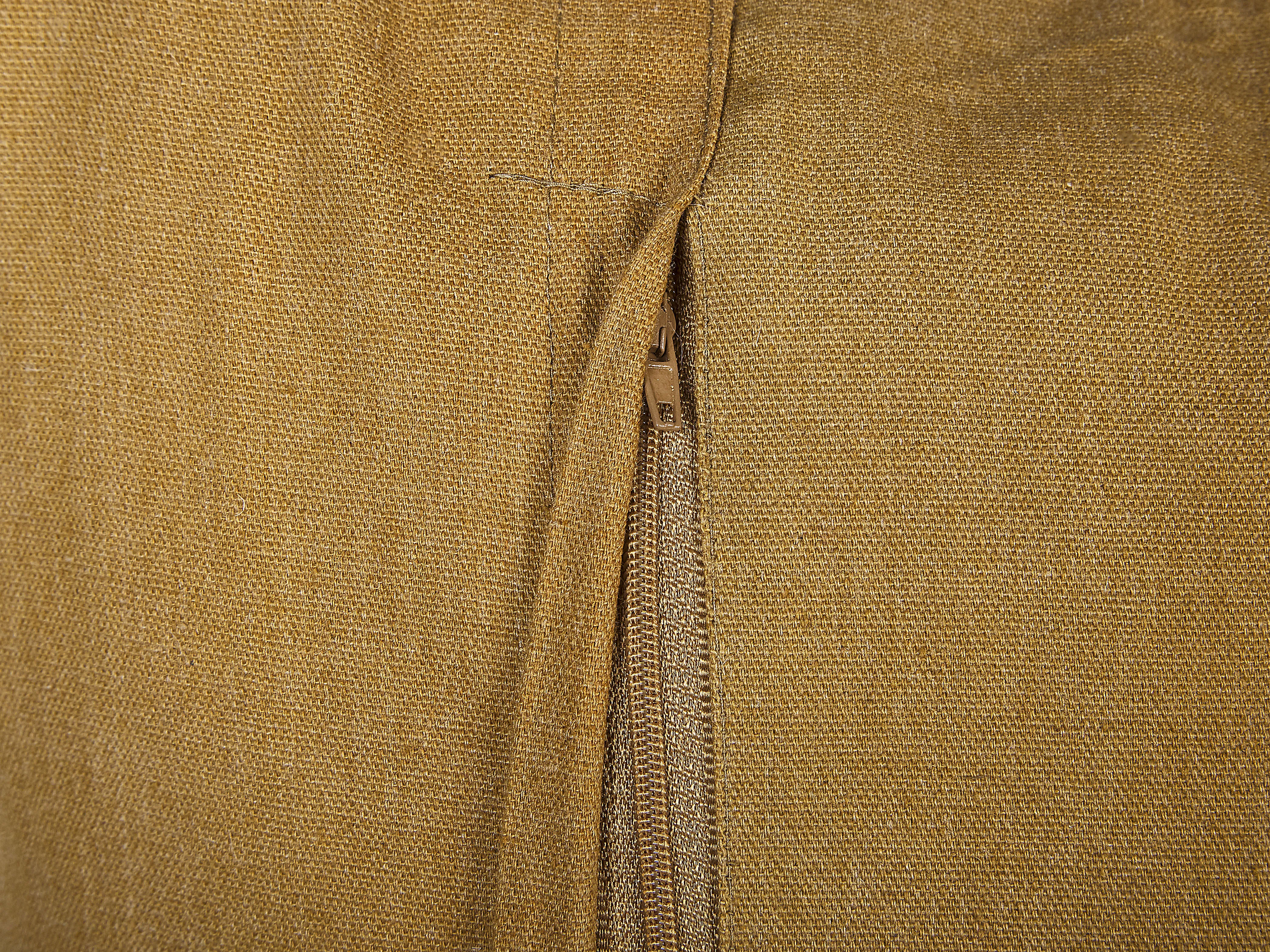 Set van 2 sierkussens ARVEN Jute 45 x 45 cm Bruin oosters patroon