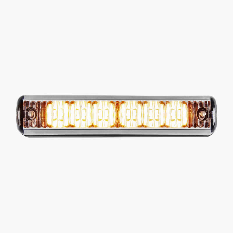 Blitslys mini med 6 stk. LED, oransje