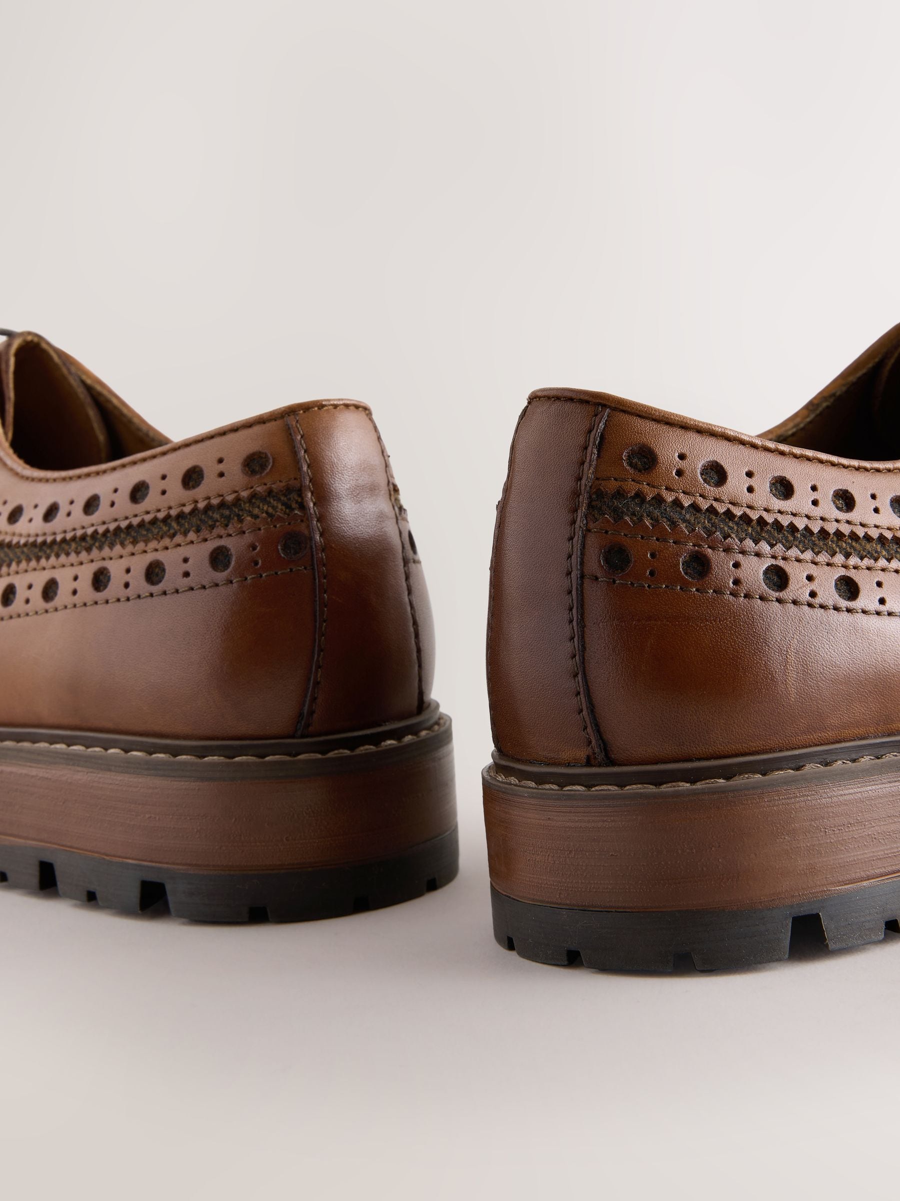 Lichtbruin - Heritage brogue-schoenen