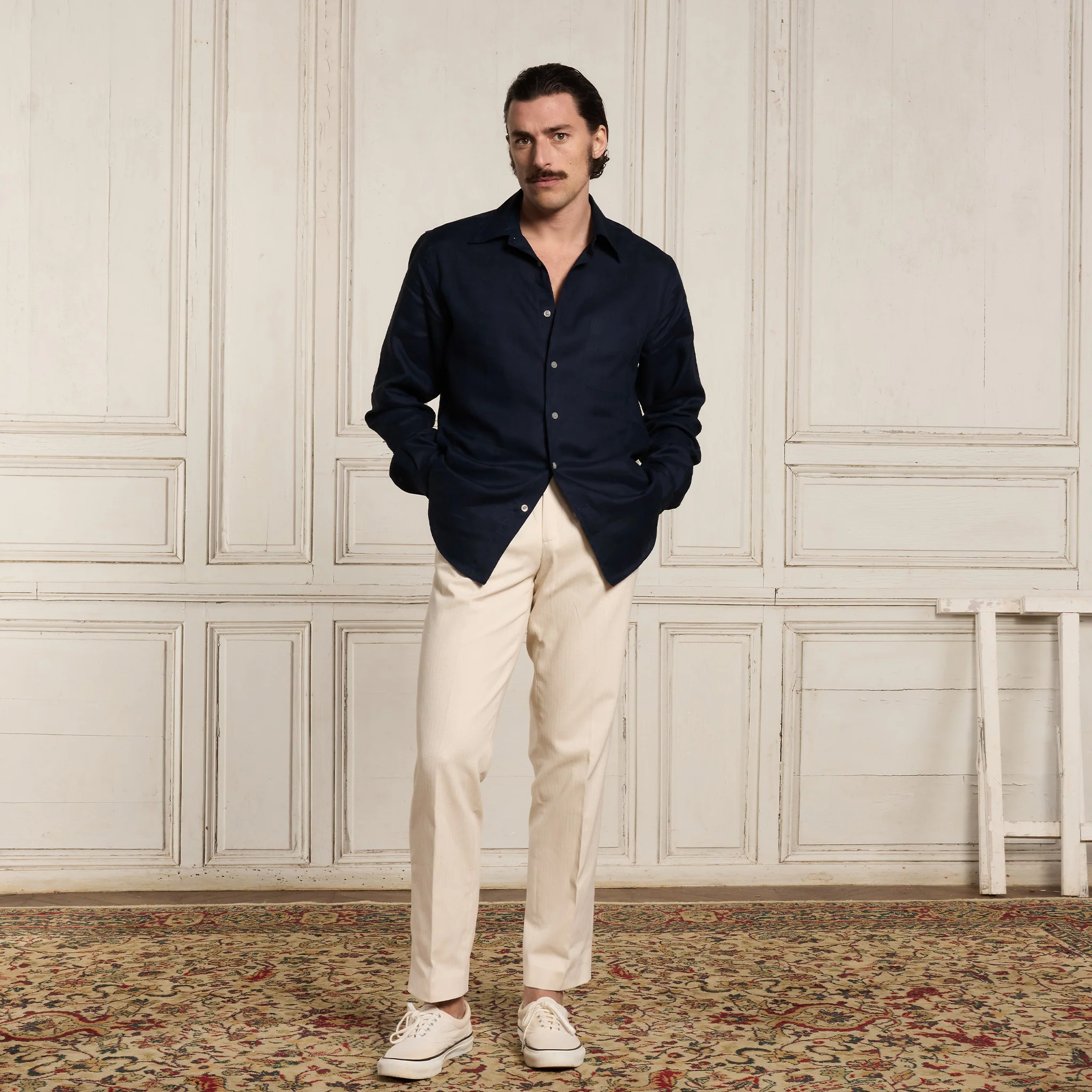 Navy linen shirt