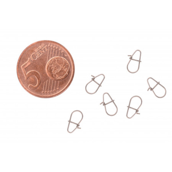 Agrafes Spro Freestyle Reload Fluorocarbone Snaps, 10 pcs