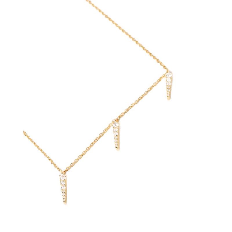 PDPAOLA Collier - Peak Supreme - en argent plaqué or - CO01-477-U