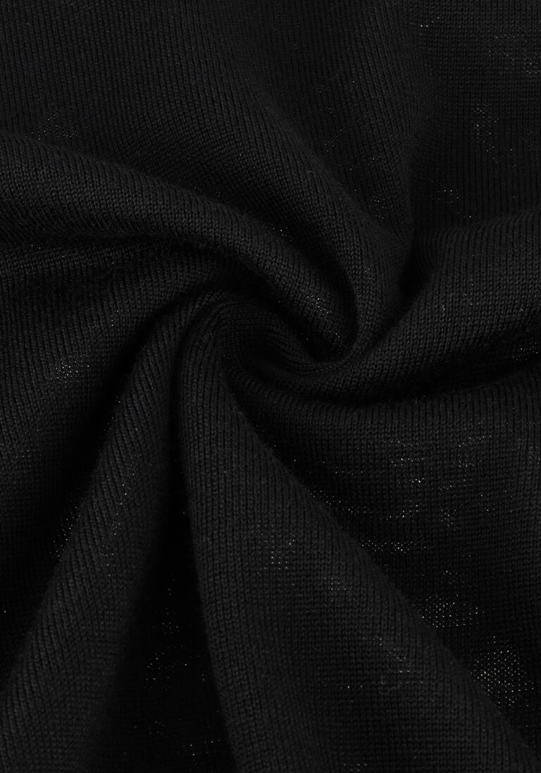 zwarte filippo de laurentiis trui polo zip ml r merino