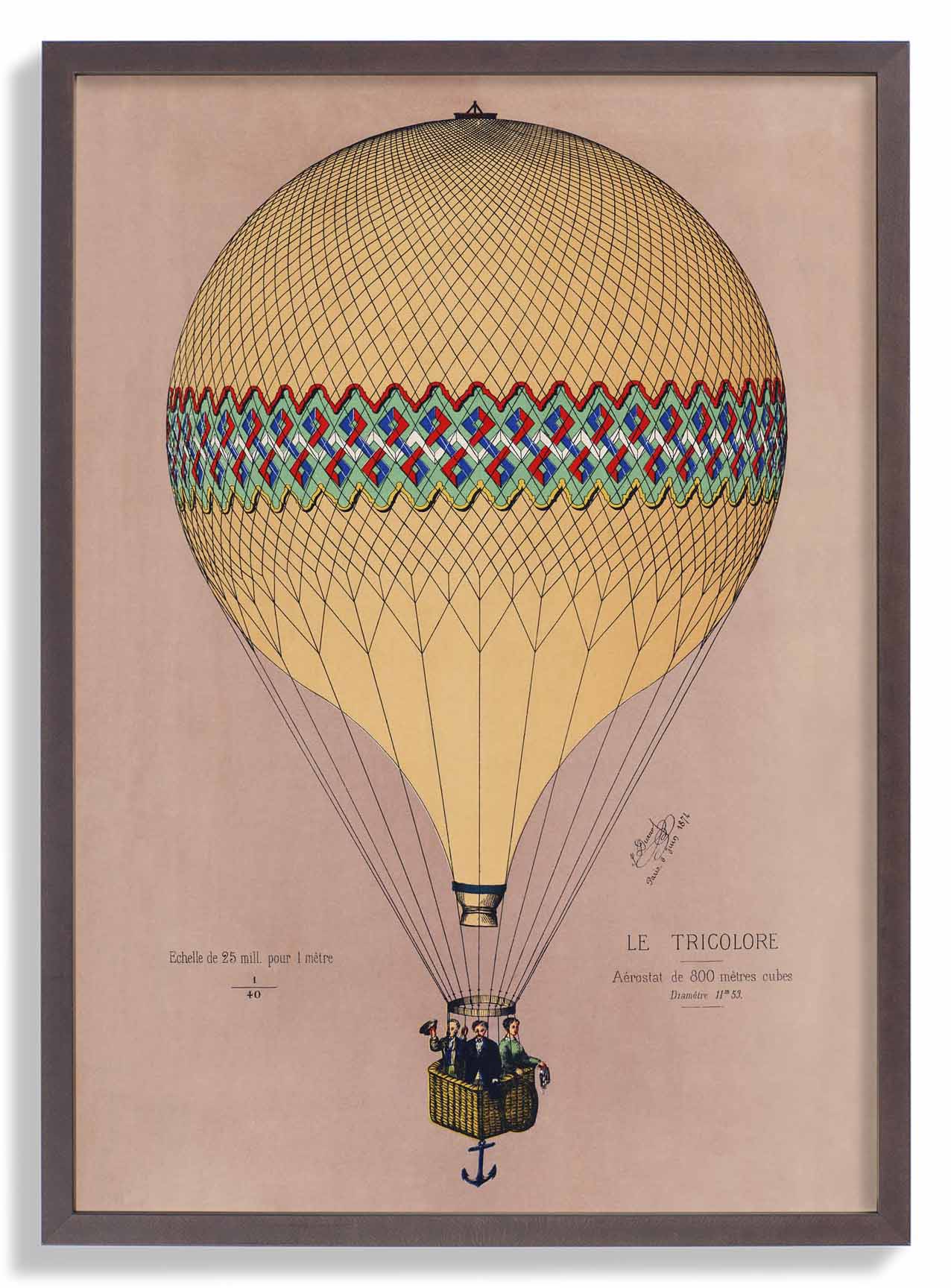 Ballon Tricolore Rosa