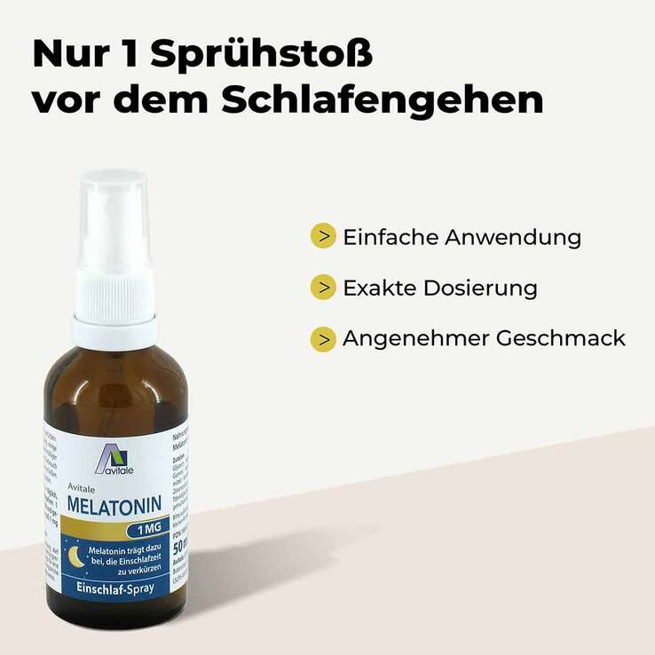 Melatonin 1 mg Einschlaf-Spray, 50 ml