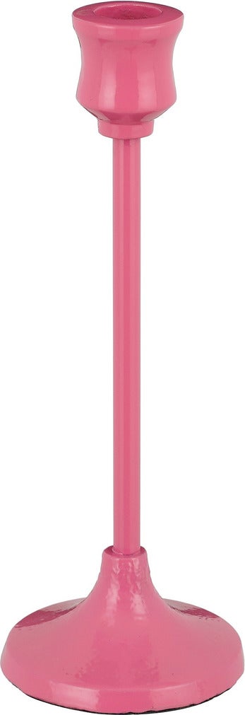 Mica Decorations kandelaar Tulli roze D 8,5 H 24 cm
