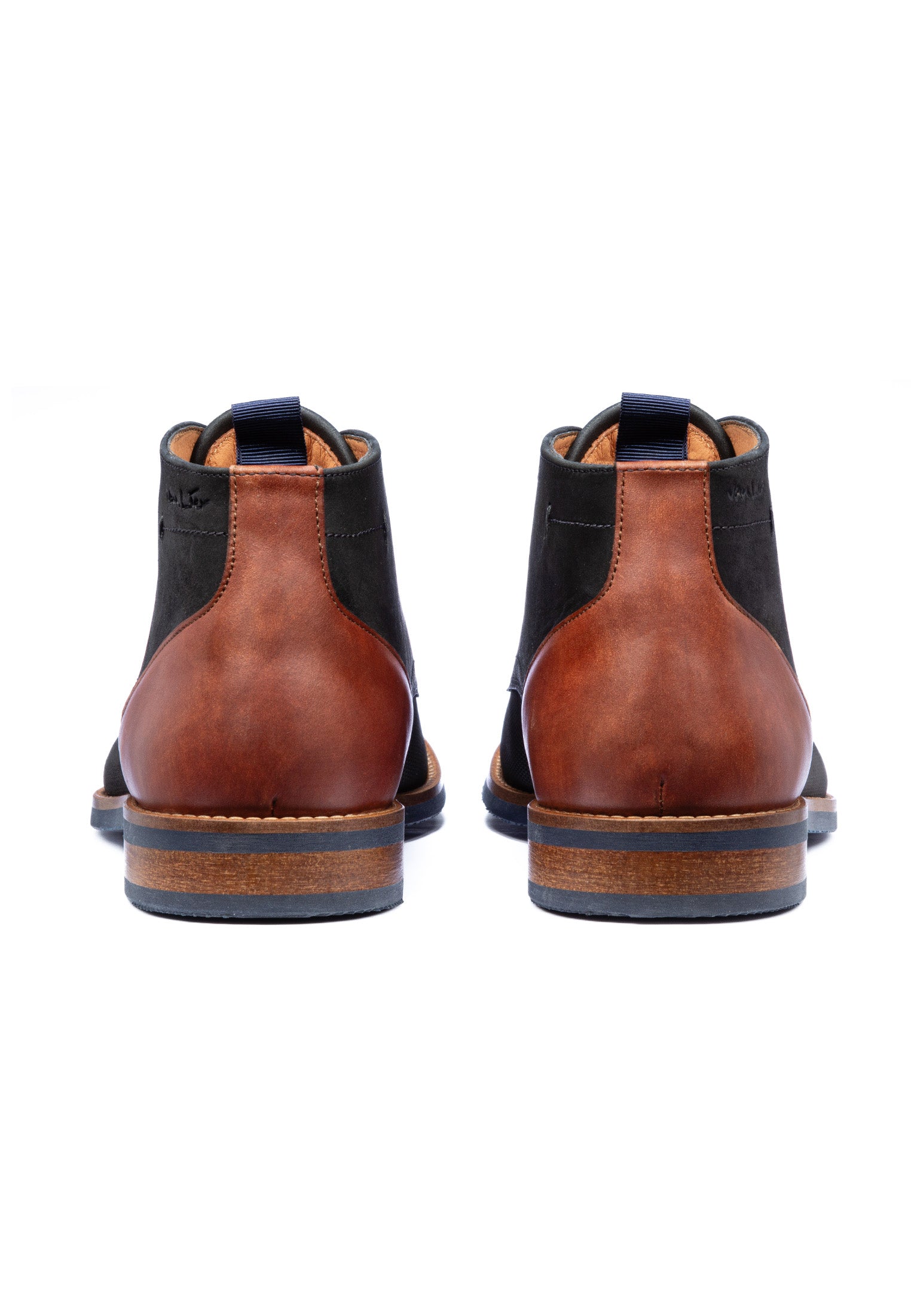 Antraciet grijs nubuck Sabinus halfhoge veterschoen