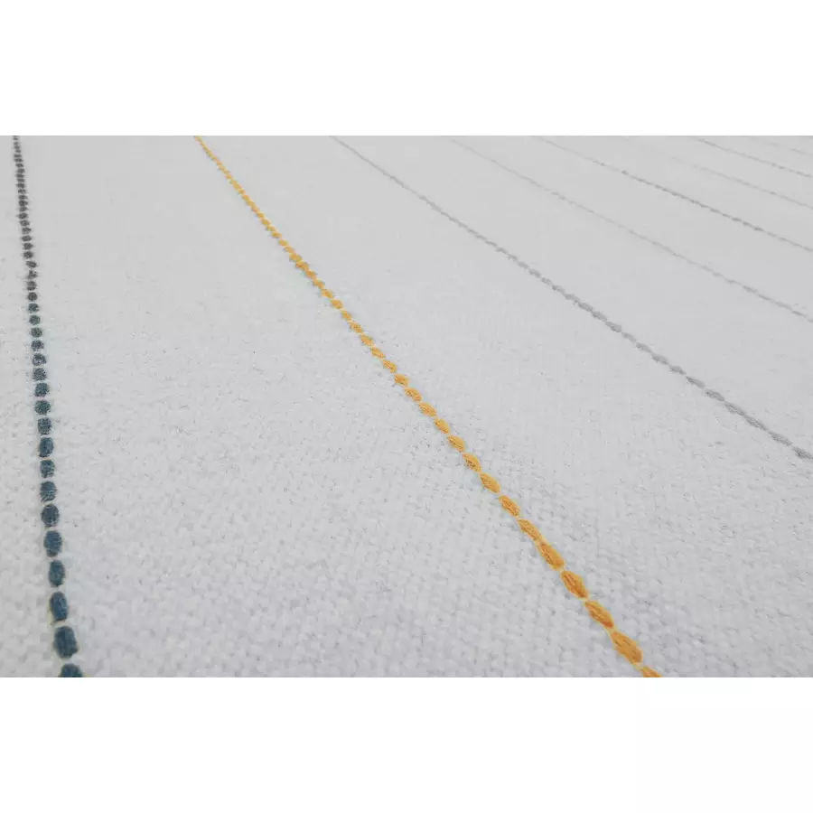 Esprit Kelim Teppich Lina grau-blau-bunt