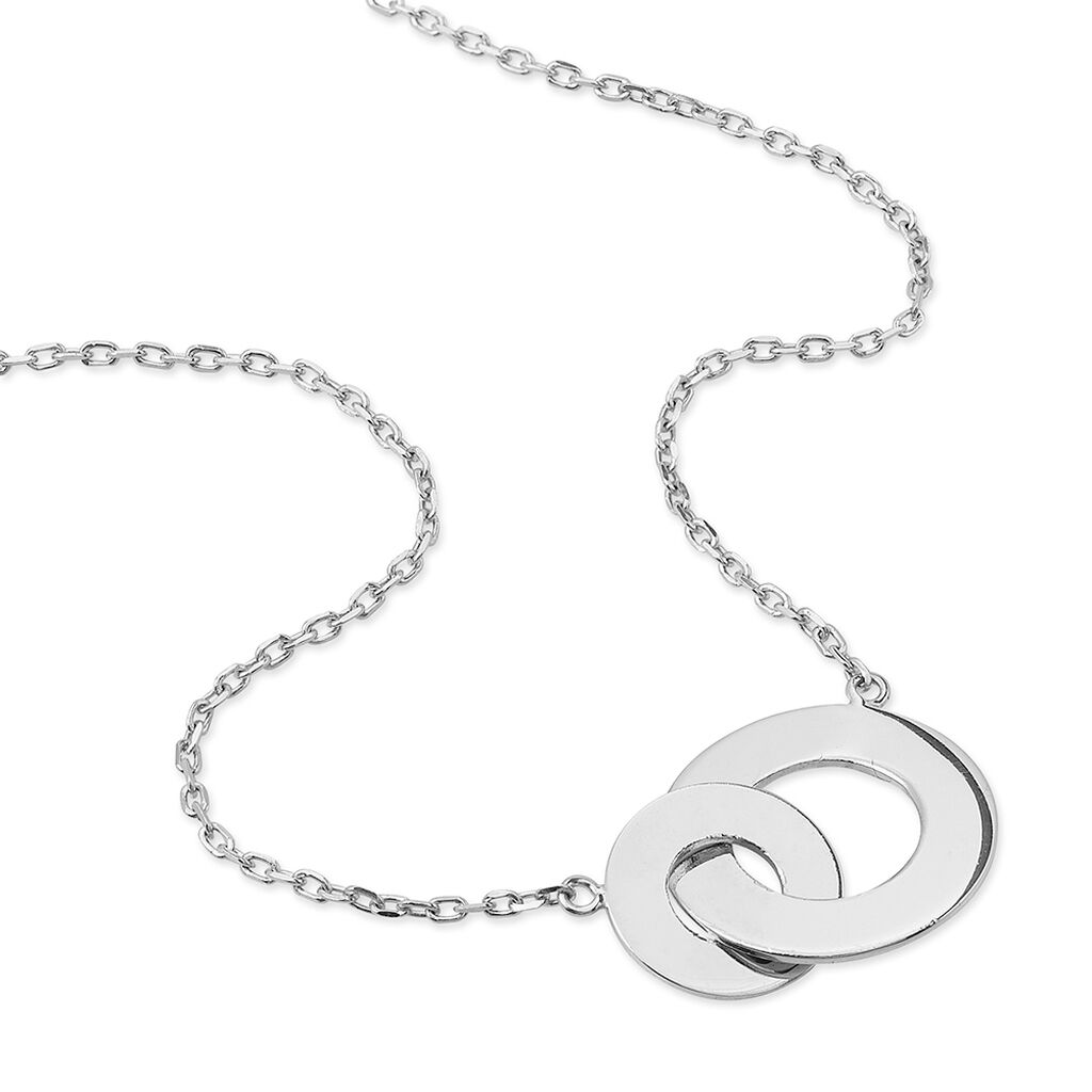 Collier Anjeza Argent Blanc
