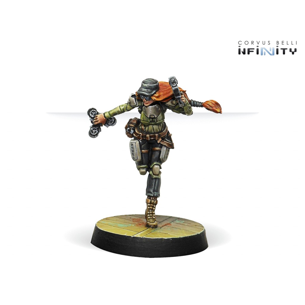 Infinity - Mercenaires - Warcors, War Correspondents (Stun Pistol)