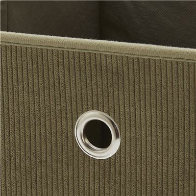 Cube de rangement en velours