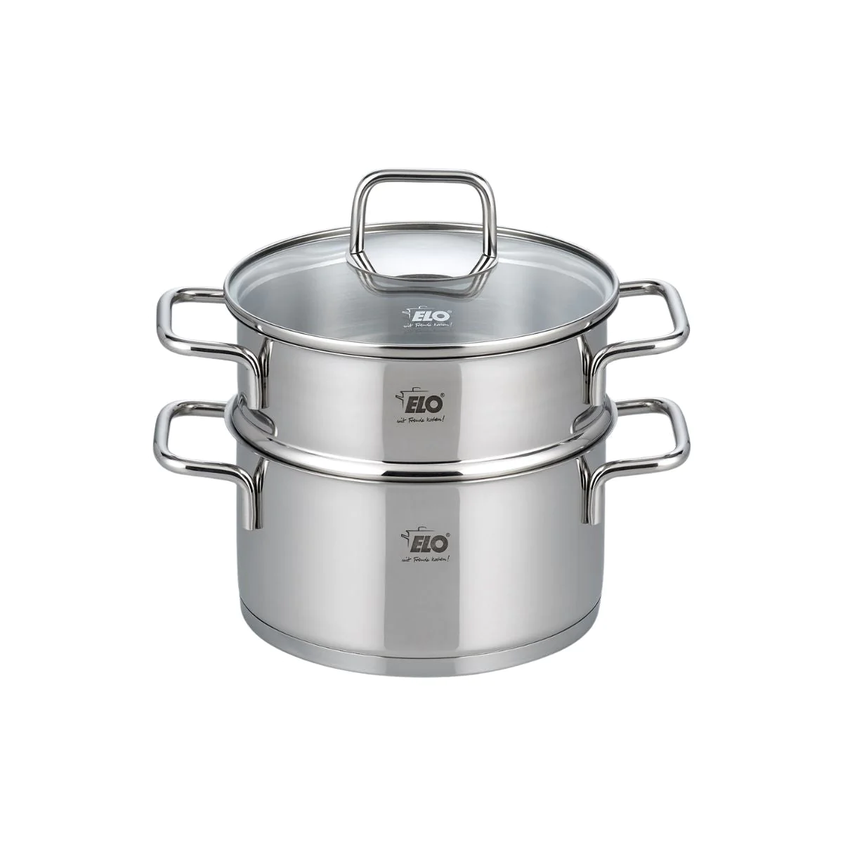 Cuiseur vapeur en inox 18 cm de 2 litres Elo Citrin Elo