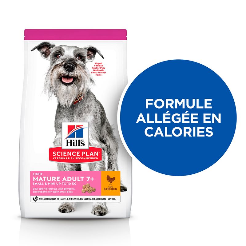Hill's Science Plan Mature Adult 7+ Small & Mini Light poulet - bitiba.fr