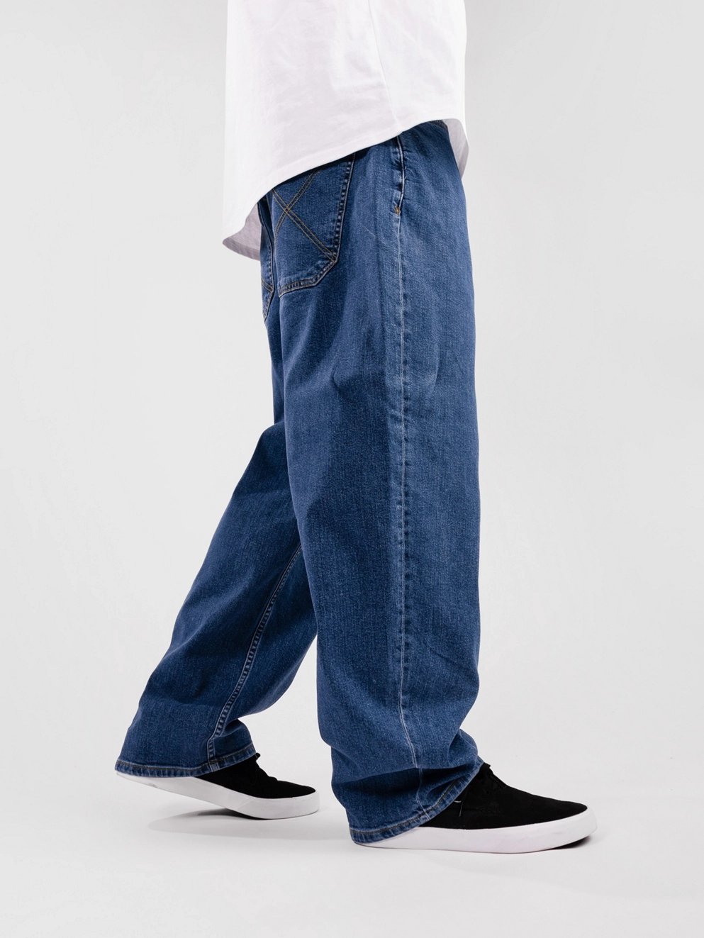 Homeboy X-Tra BAGGY Denim Jeans washed blue