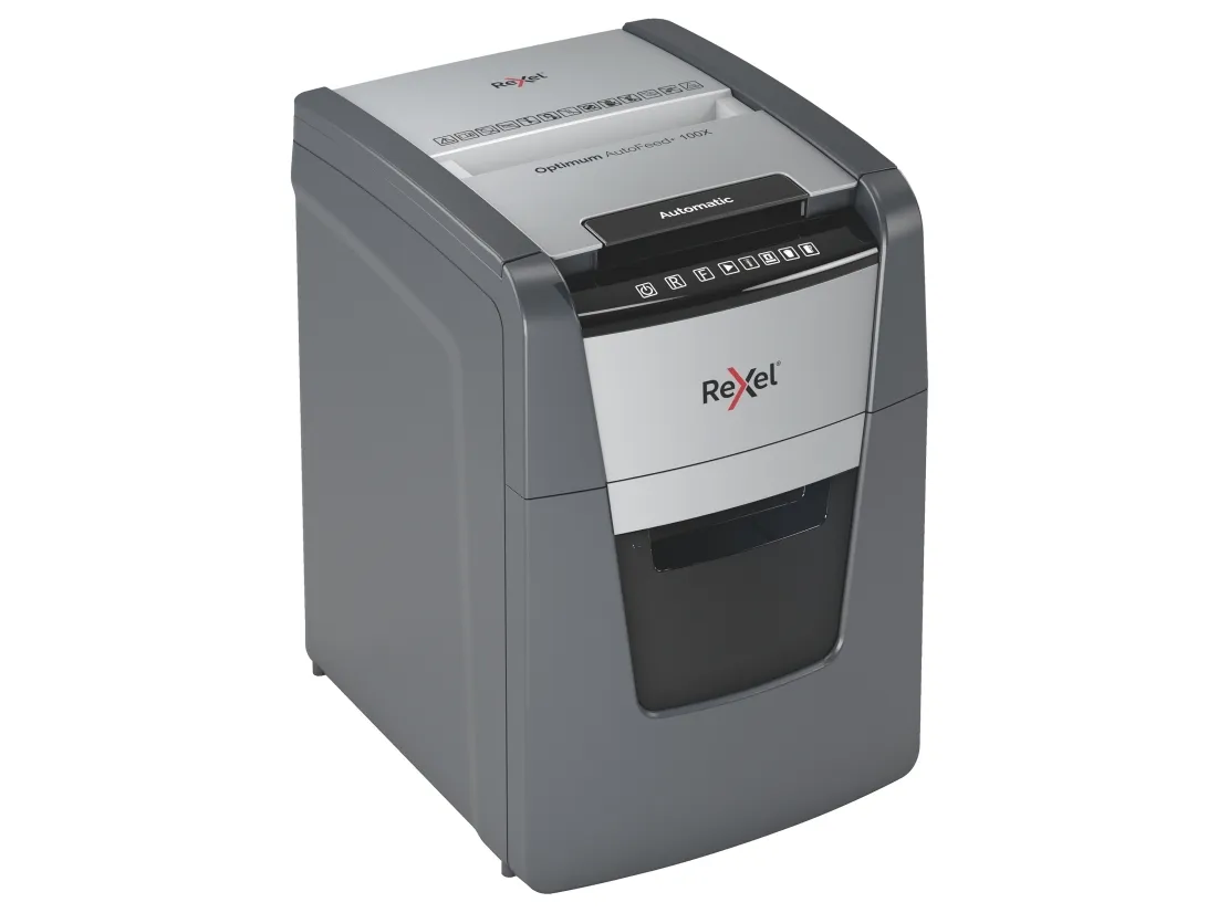 Makulator Rexel Optimum AutoFeed  100X krydsmakulering 4x28 mm (P-4)