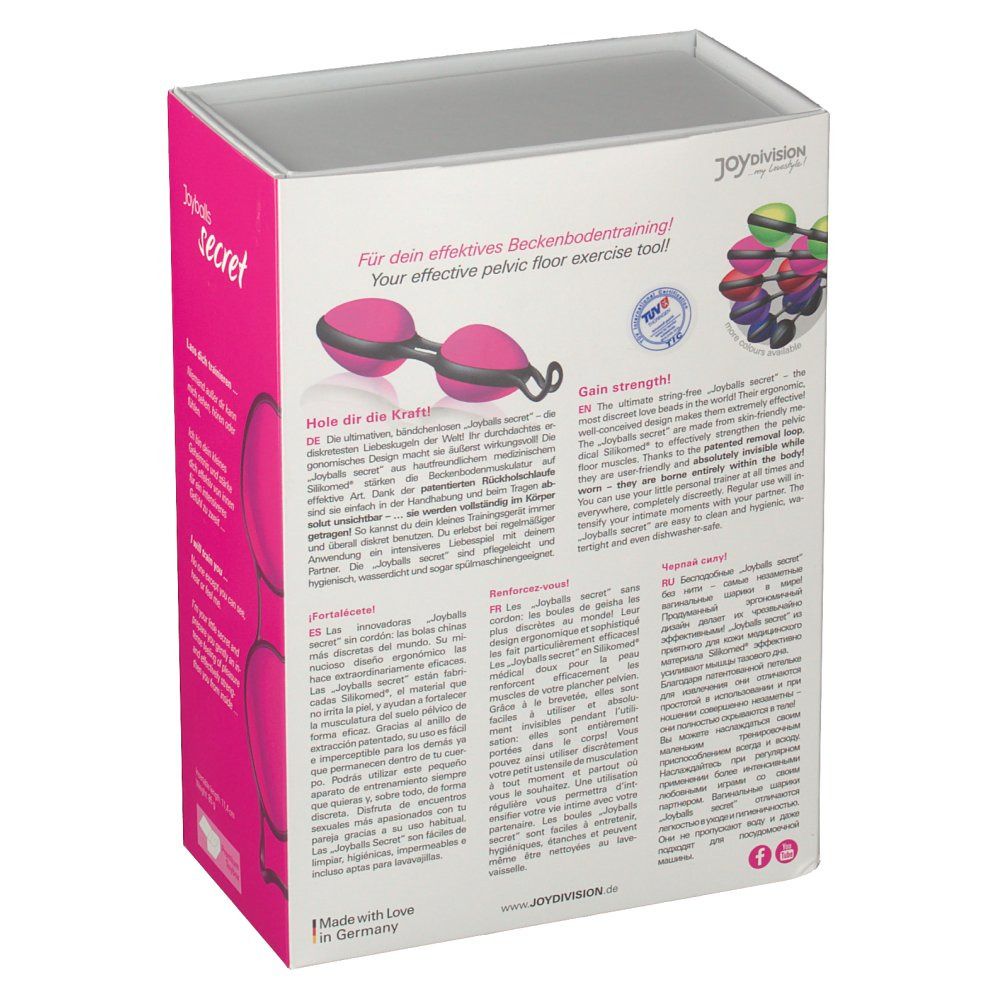 Joyballs® secret pink-schwarz