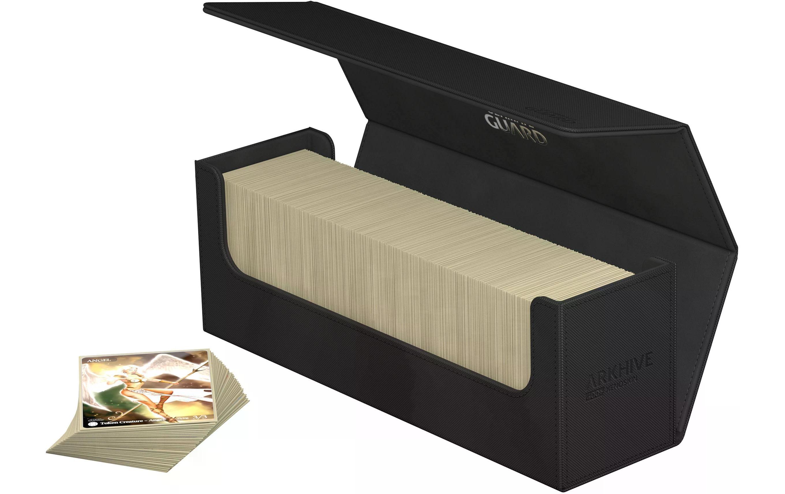 Kartenbox XenoSkin Arkhive Monocolor 400+ SchwarzHochwertige Box für Sammelkarten in Standardgrösse