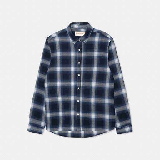 Revolution Button-Down Skjorte, Navy, L