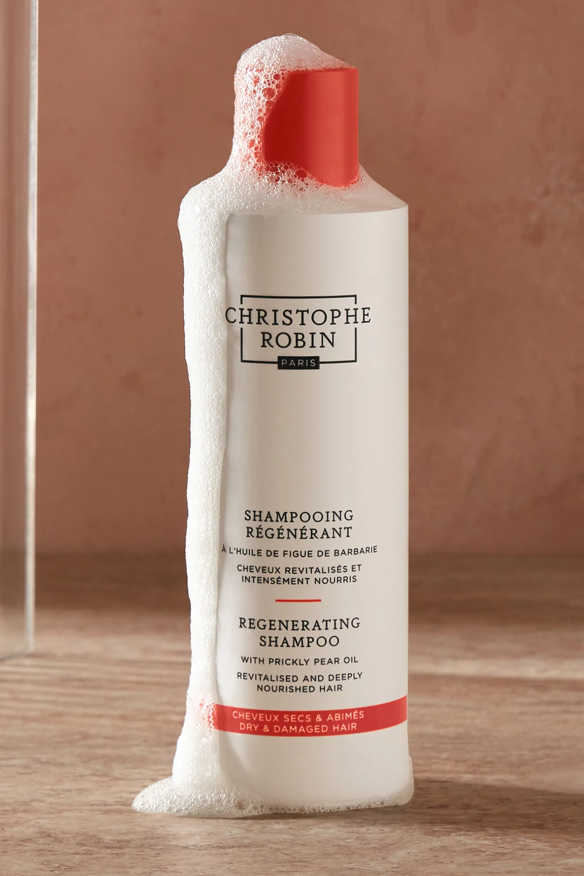 Christophe Robin Shampooing régénérant à l’huile de figue de barbarie-250 ml