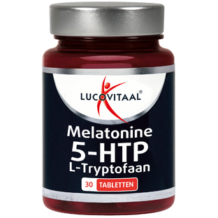 Lucovitaal Melatonine 5-HTP L-Tryptofaan Tabletten 30TB