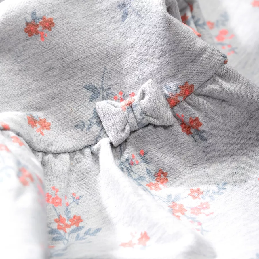 STACCATO Sweattunika soft grey melange gemustert
