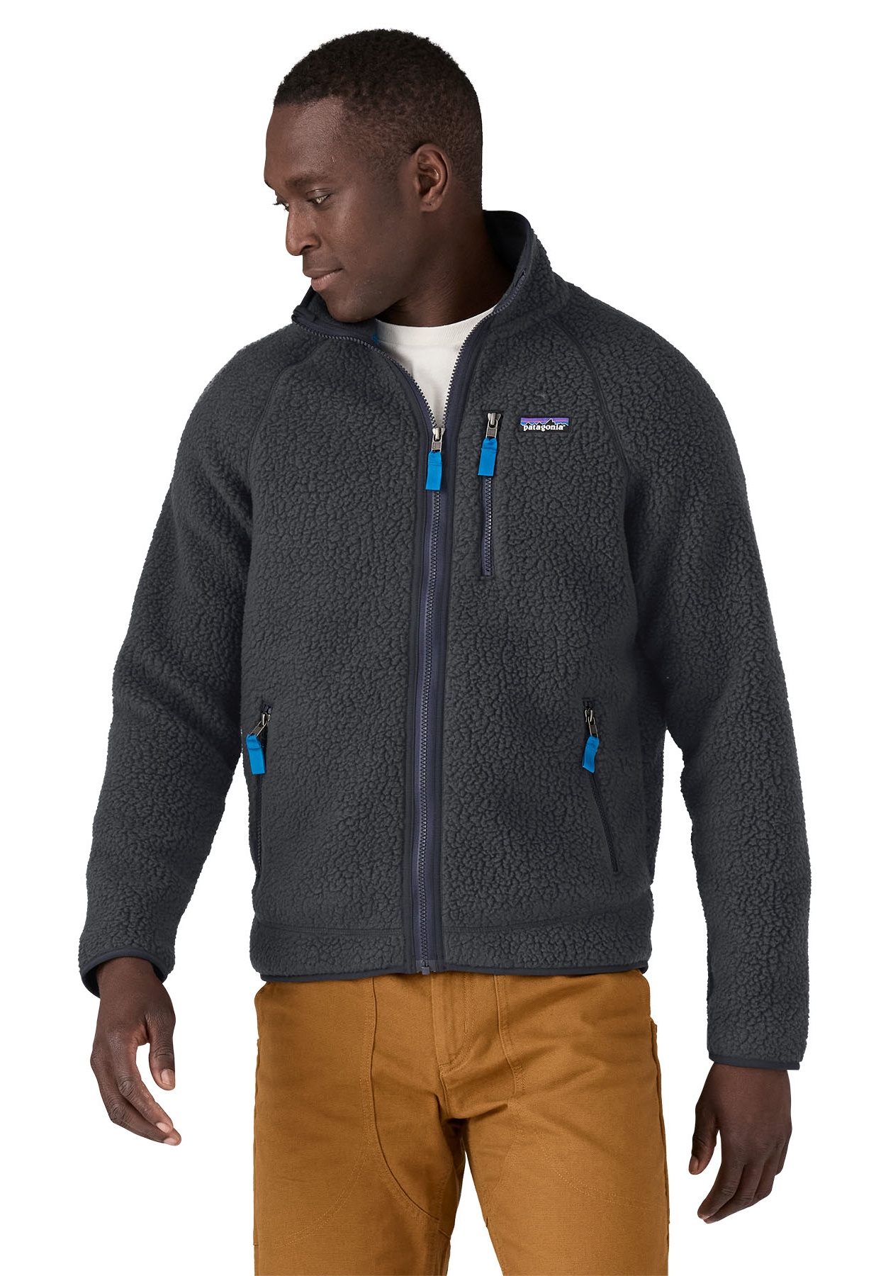 Patagonia Fleecejacke M's Retro Pile Jacket Pitch Blue w/Endless Blue